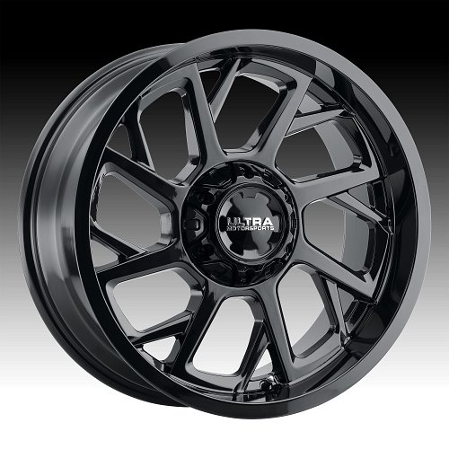 Ultra 120BK Patriot Gloss Black Custom Truck Wheels 1